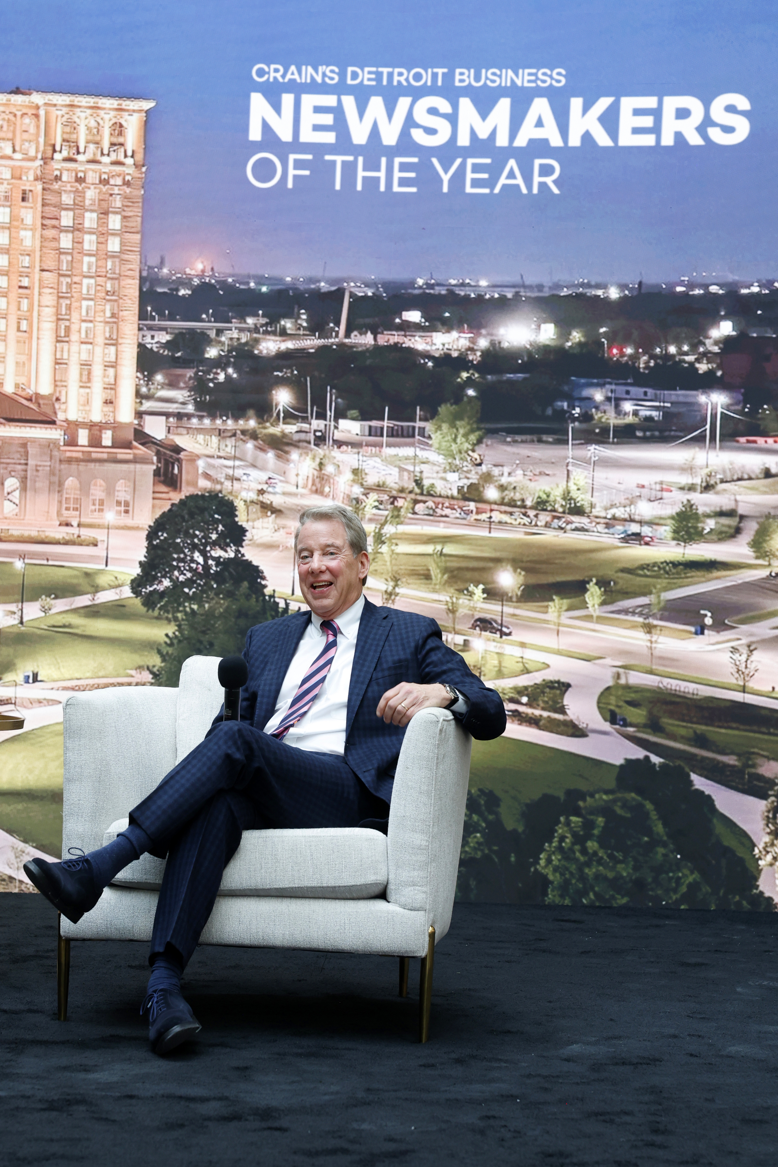 Executive Chair Bill Ford was celebrated as Crain's 2024 Newsmaker of the Year at a luncheon on Feb. 20, 2025, inside the revitalized Michigan Central Station.